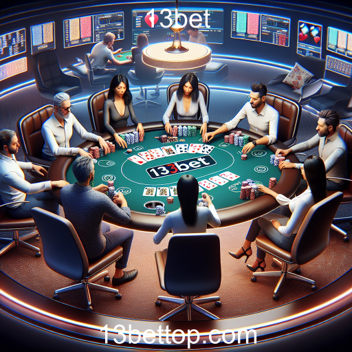Explore o Mundo do Poker no 13bet